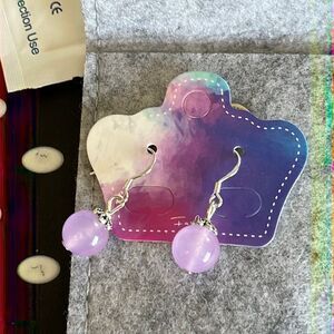 Natural Gem Earrings